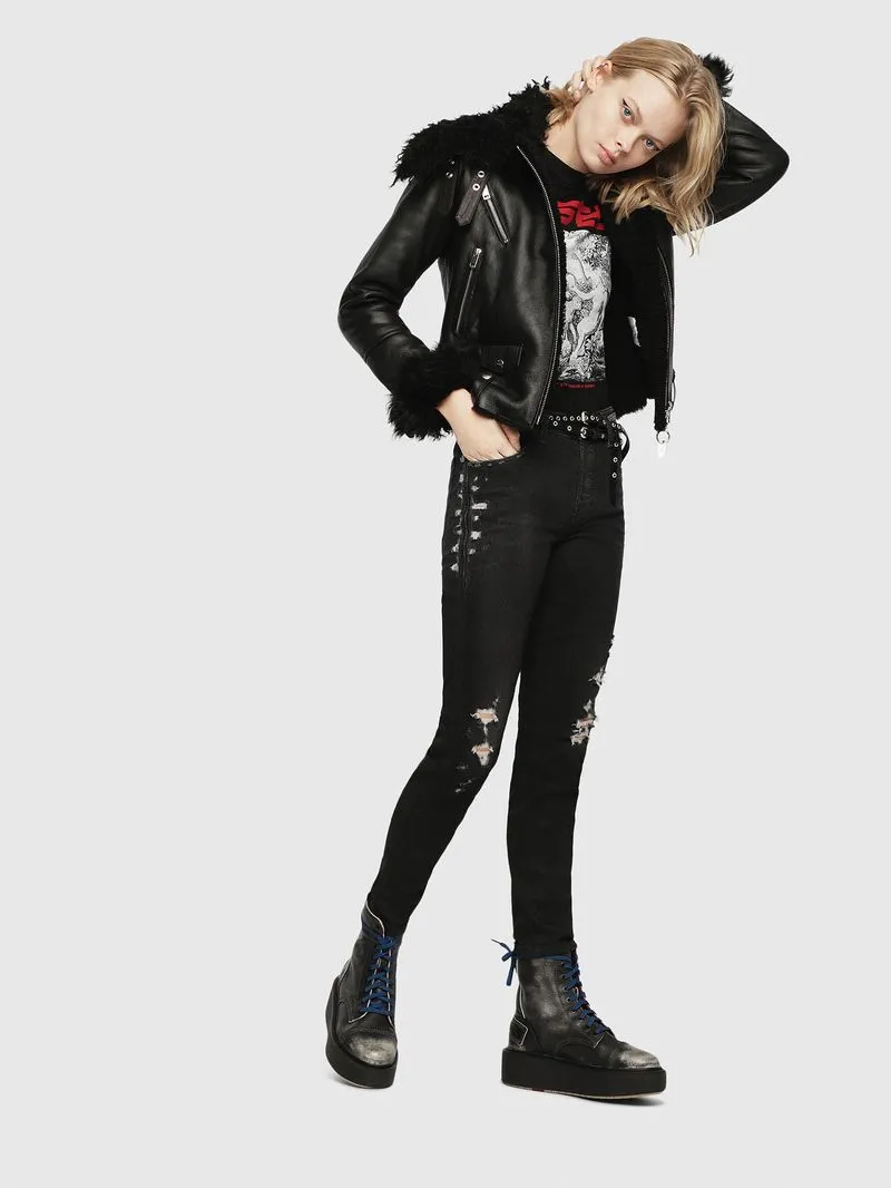 Jean Rigido Para Mujer Babhila 107884