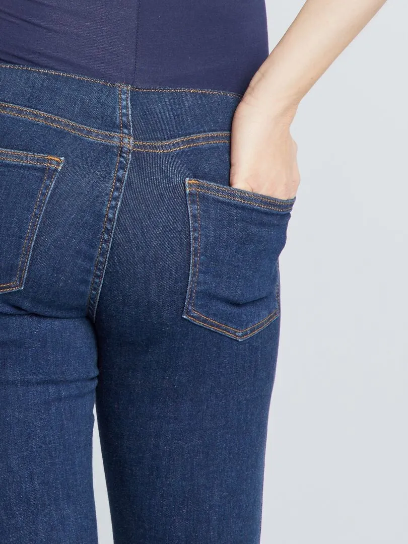JEGGING PREMAMá CON BANDA  AZUL