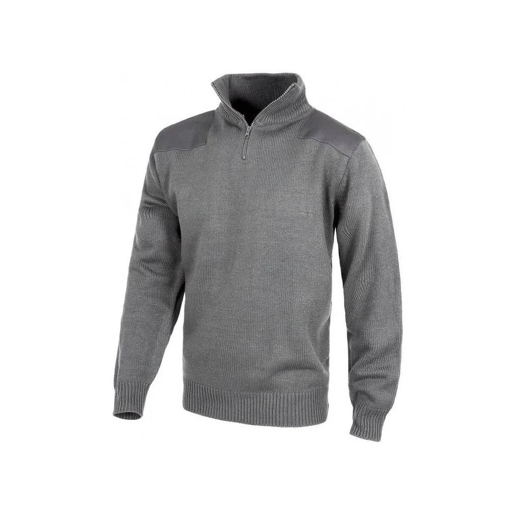 Jersey de media cremallera con refuerzos