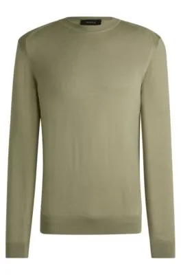 Jersey regular fit de lana, seda y cashmere