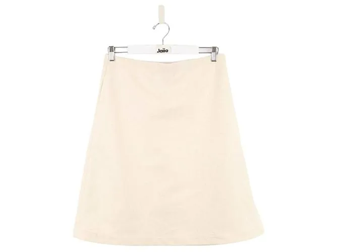 Jil Sander Falda de lana Blanco 