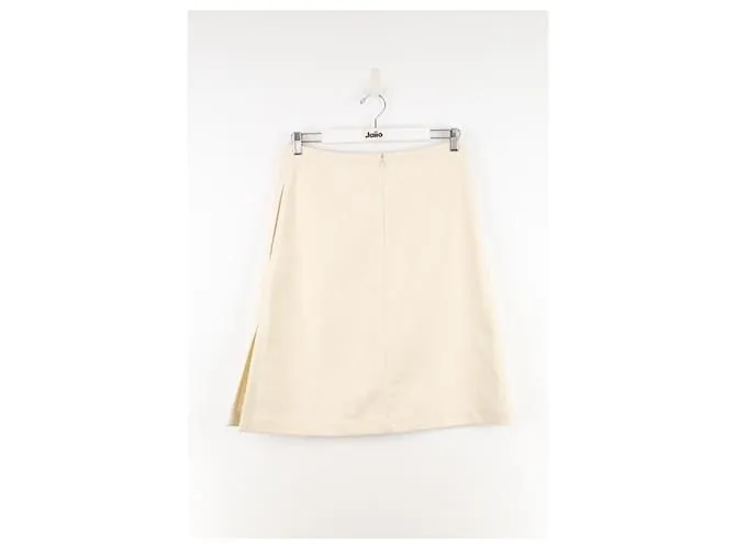 Jil Sander Falda de lana Blanco 