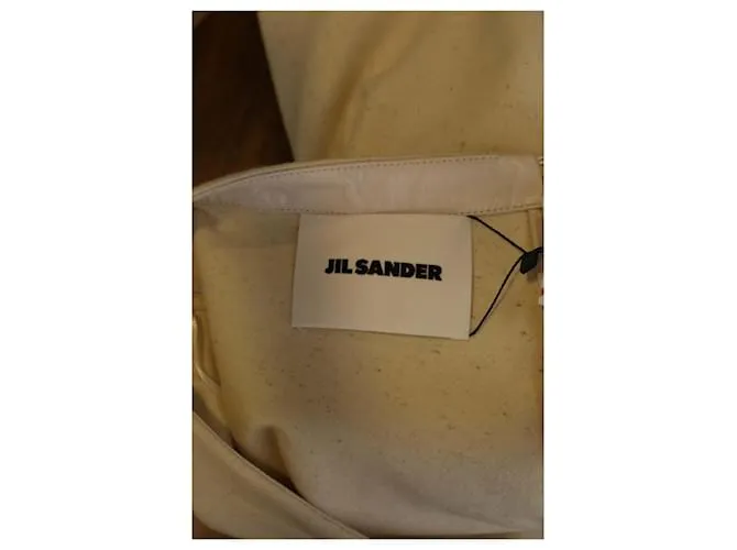 Jil Sander Falda de lana Blanco 
