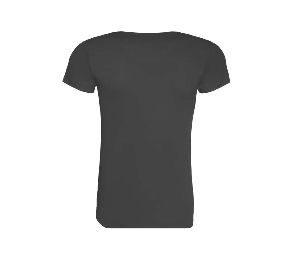 JUST COOL JC205  WOMEN'S RECYCLED COOL T  CHARCOAL