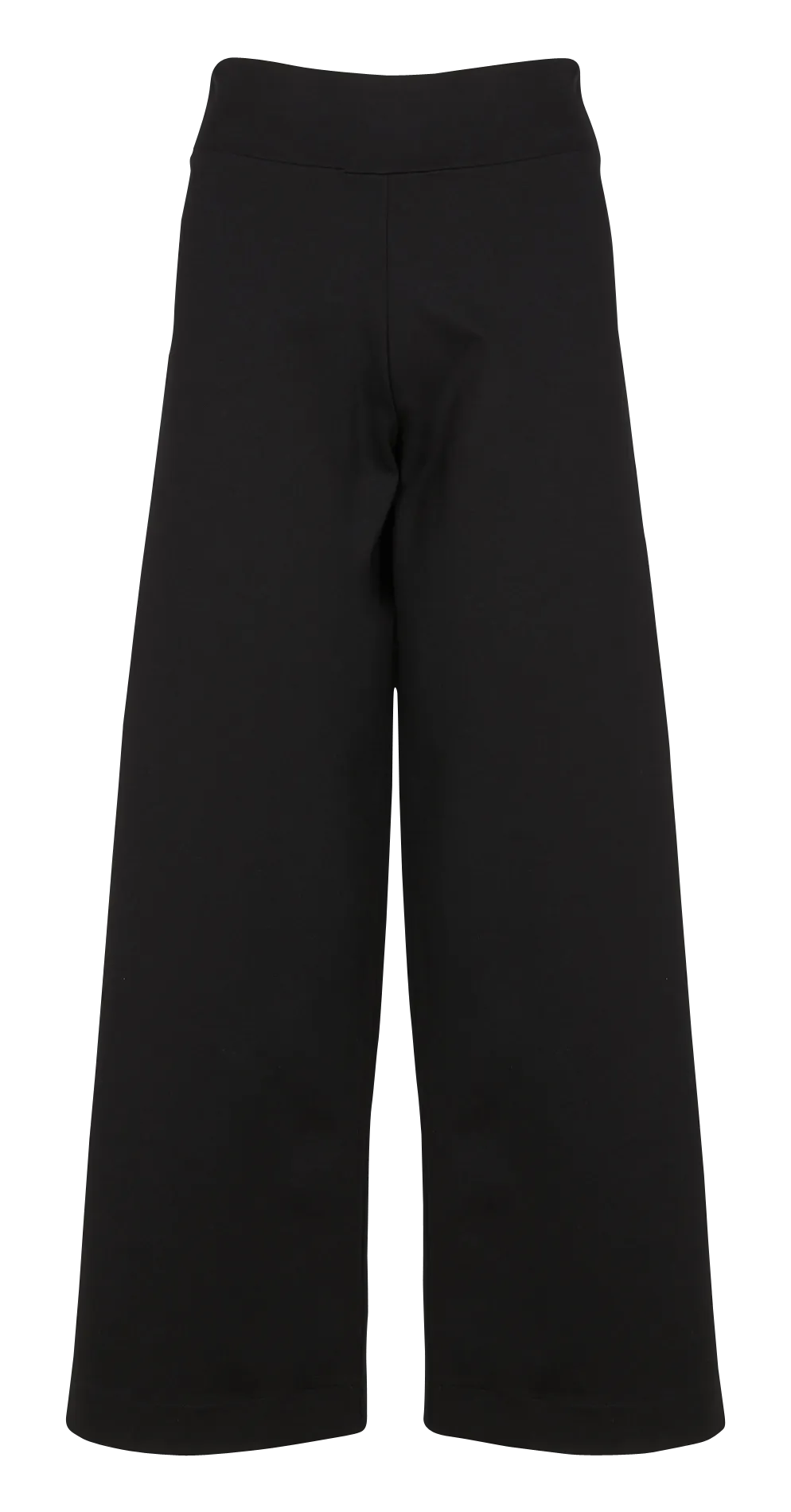 LA FEE MARABOUTEE Pantalón ancho tobillero en negro