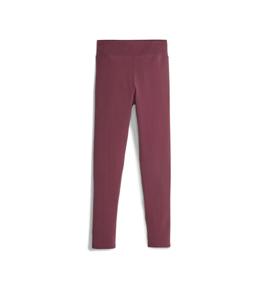 Leggings de talle alto Squad granate
