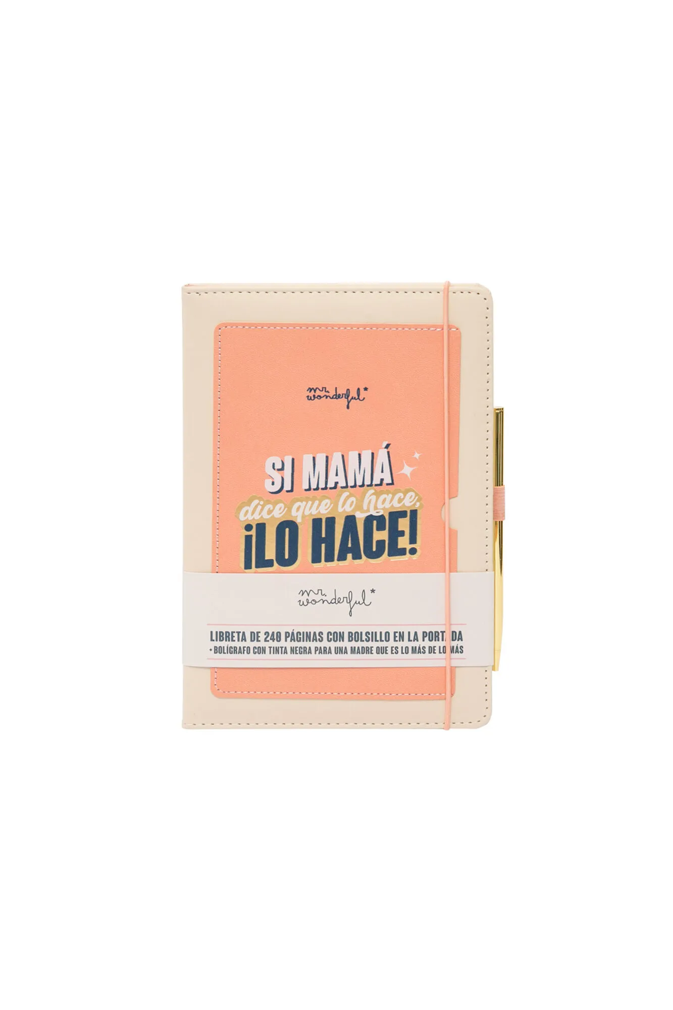 Libreta con bolsillo