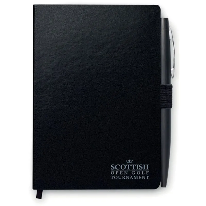 Libreta personalizable A6 con bolígrafo Notalux