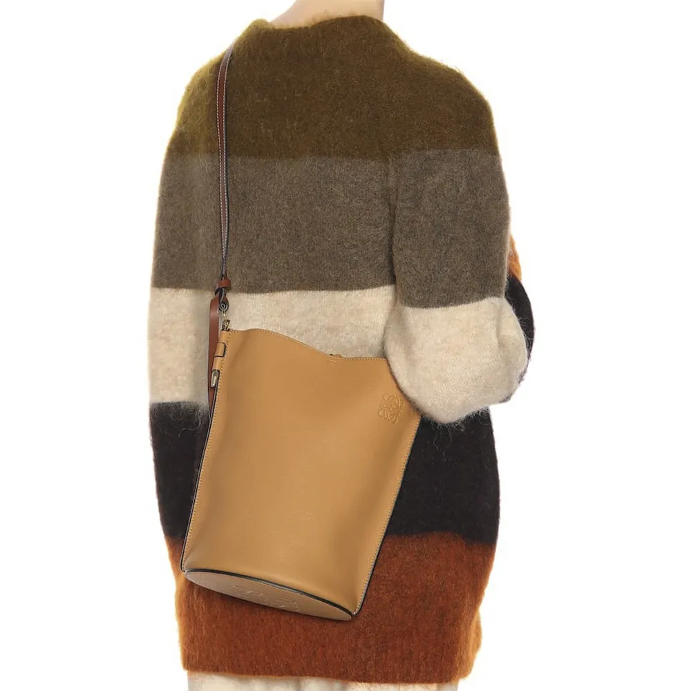 Loewe Bolso Gate Bucket Camel