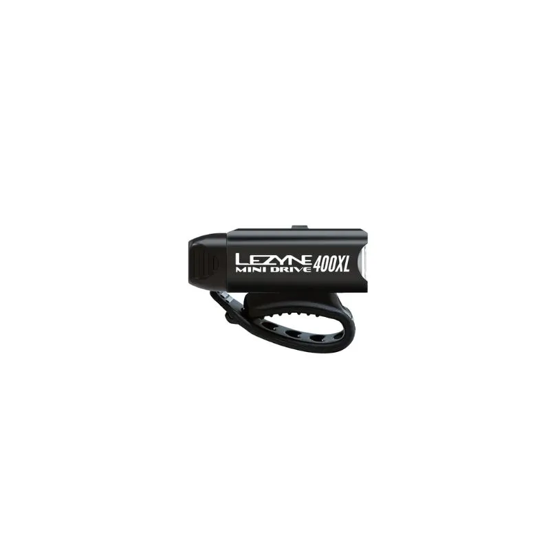 Luz de bicicleta (delantera) Lezyne MINI DRIVE 400XL (BLK/HI GLOSS)