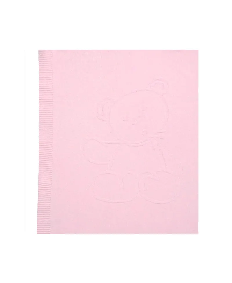 Manta Bebé TARTINE ET CHOCOLAT Cashmere Rosa Oso