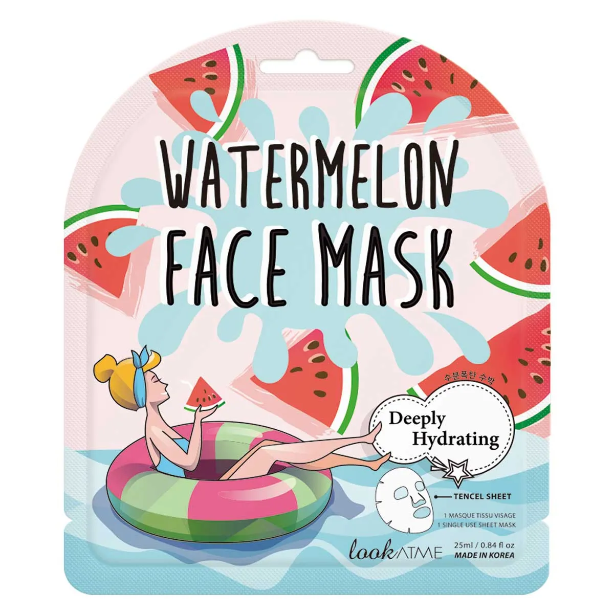 Mascarilla facial Look at Me WATERMELON FACE MASK