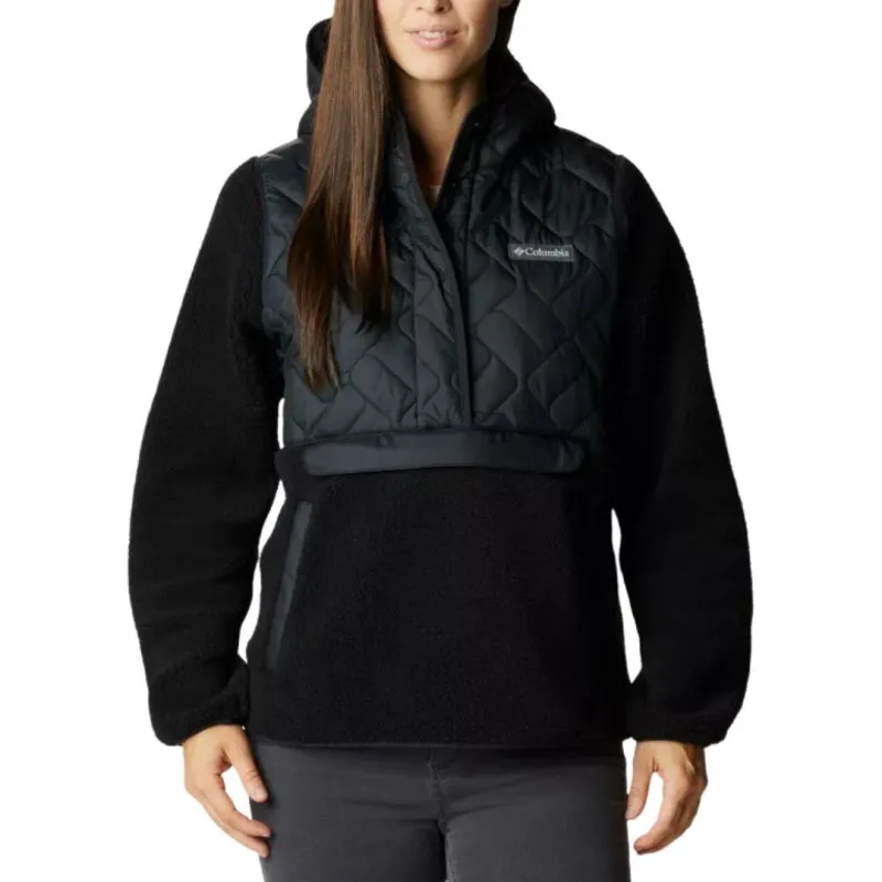 Media cremallera polar Columbia Sweet View (negro) Mujer