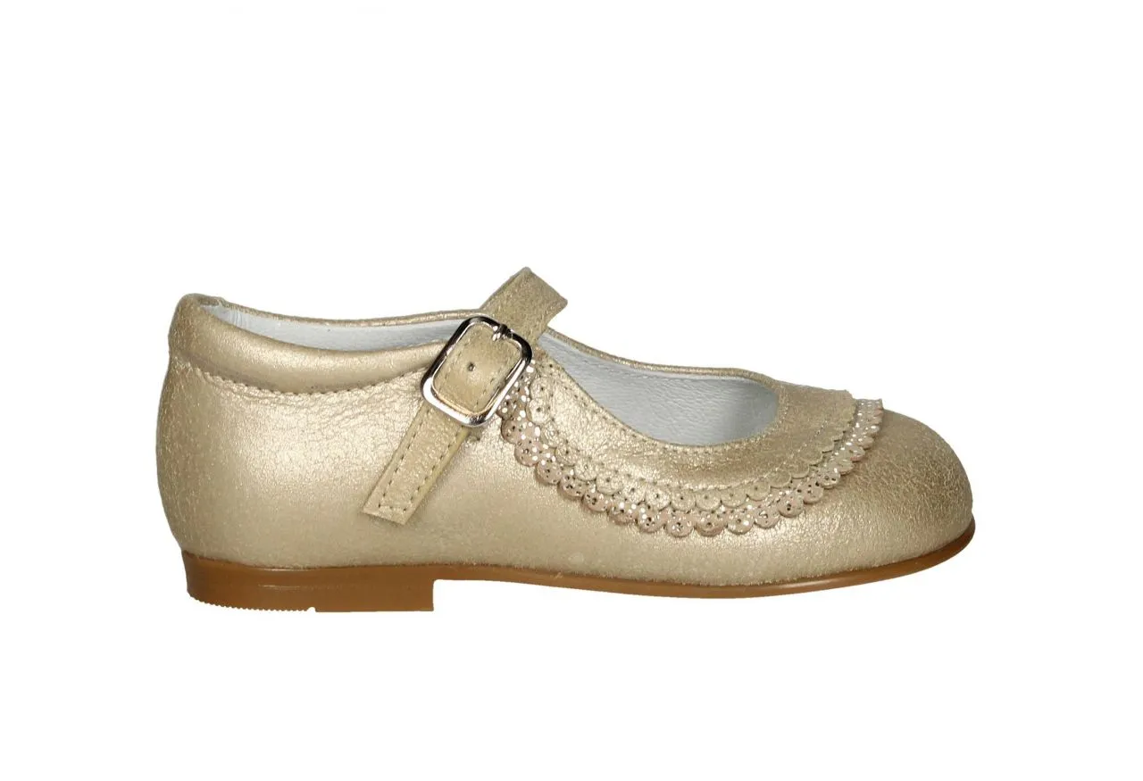 Mercedes Dorado Con Feston