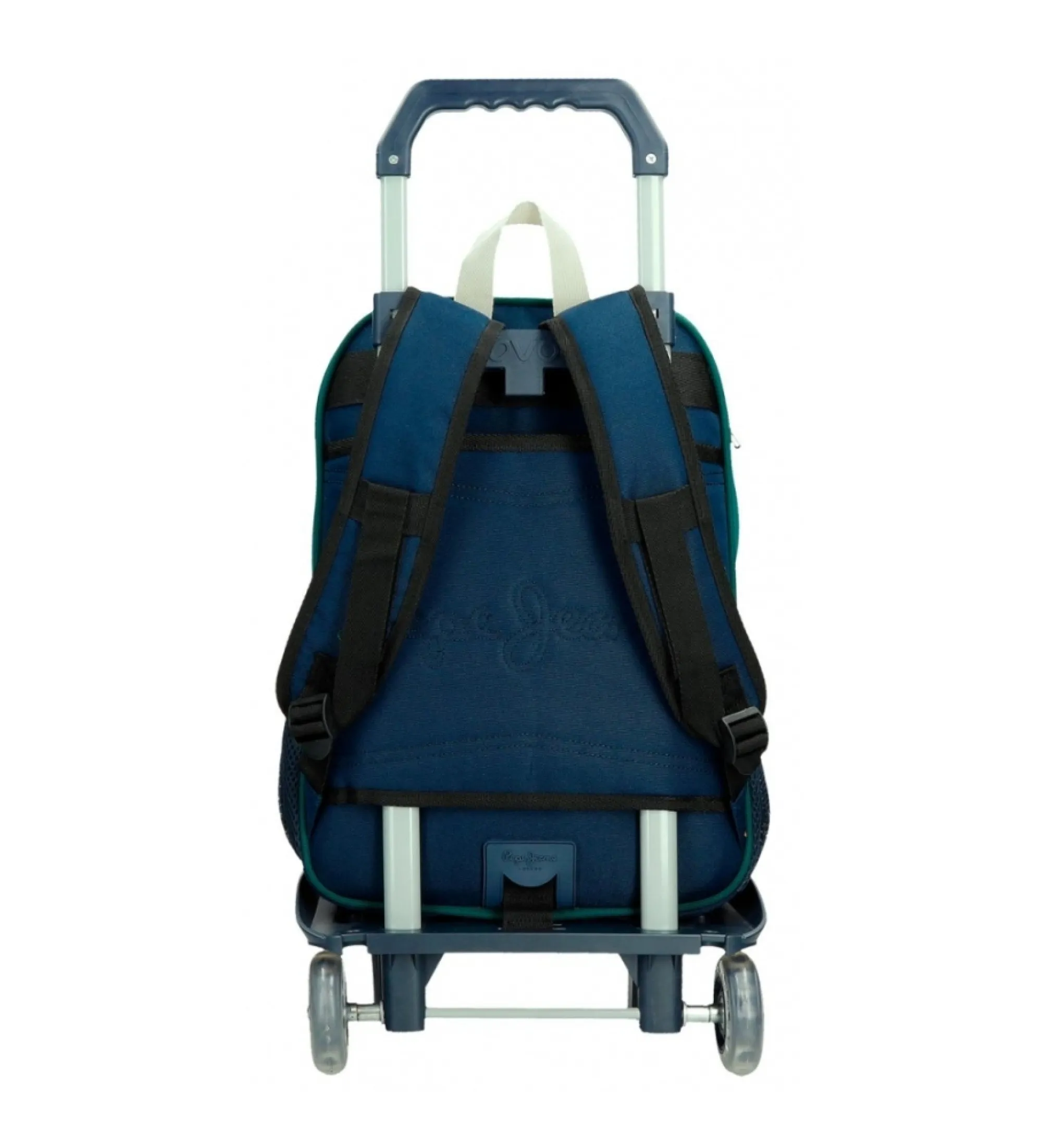 Mochila Ben 40 cm dos compartimentos con carro verde