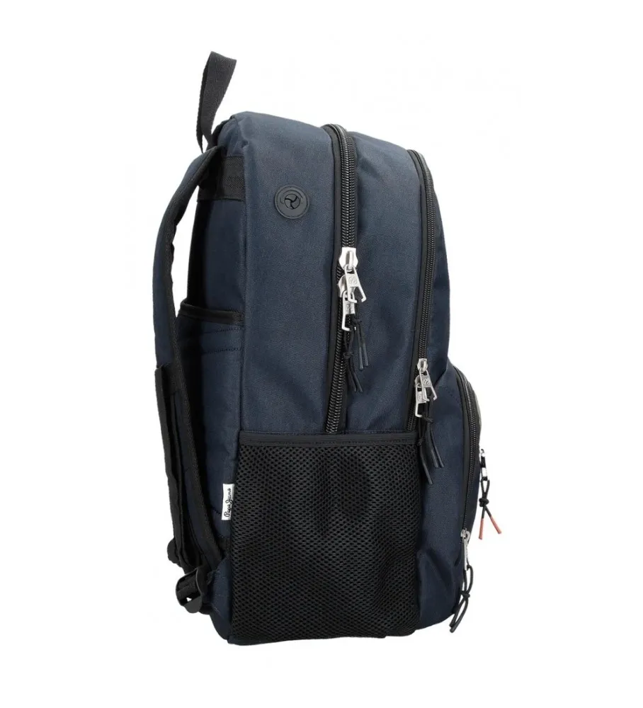 Mochila Cromwell dos compartimentos 45 cm adaptable a carro negro