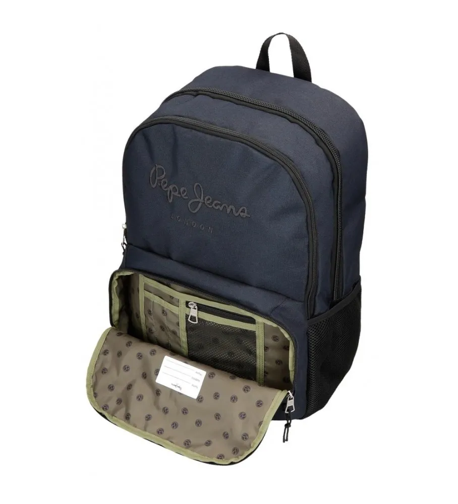 Mochila Cromwell dos compartimentos 45 cm adaptable a carro negro