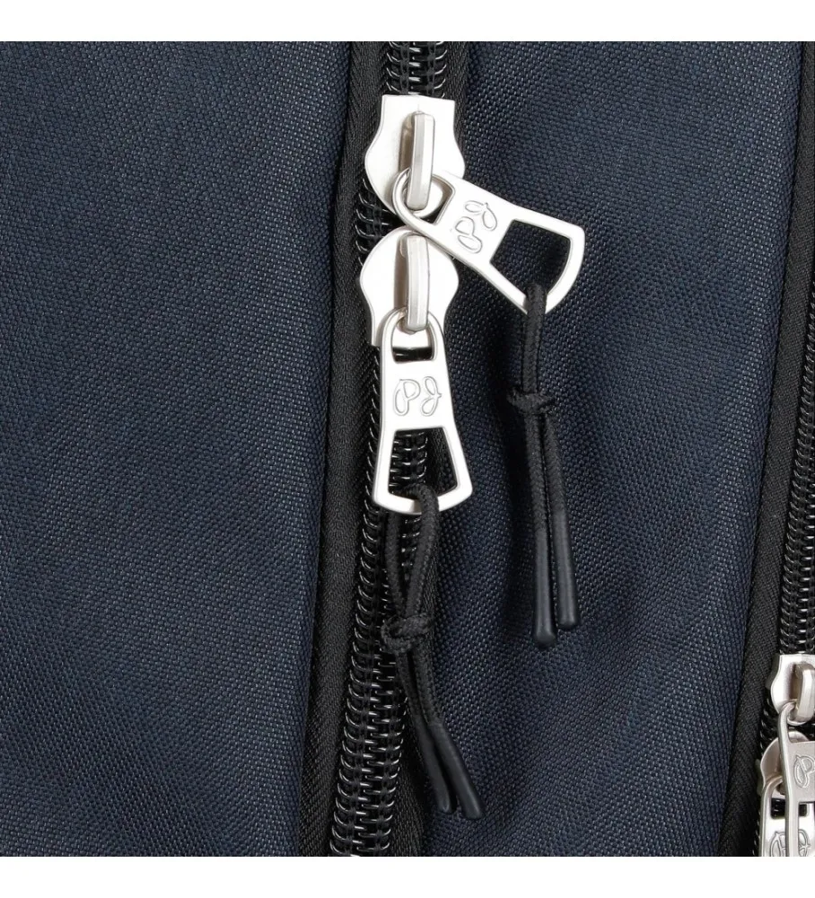 Mochila Cromwell dos compartimentos 45 cm adaptable a carro negro