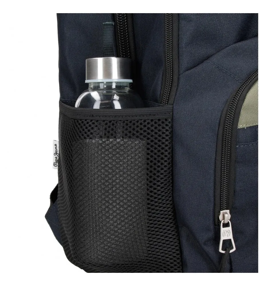 Mochila Cromwell dos compartimentos 45 cm adaptable a carro negro