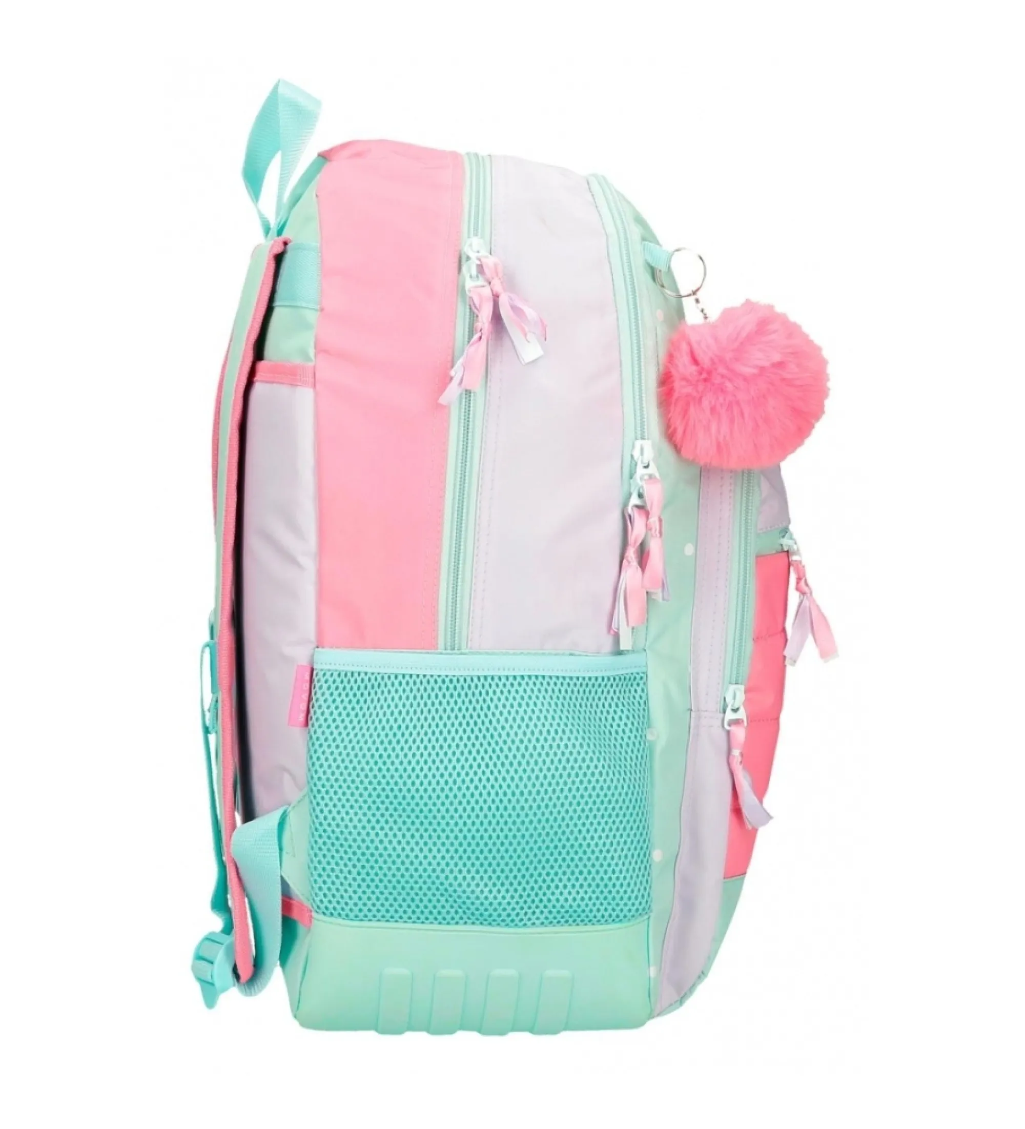 Mochila escolar Movom La vita è Bella dos compartimentos turquesa