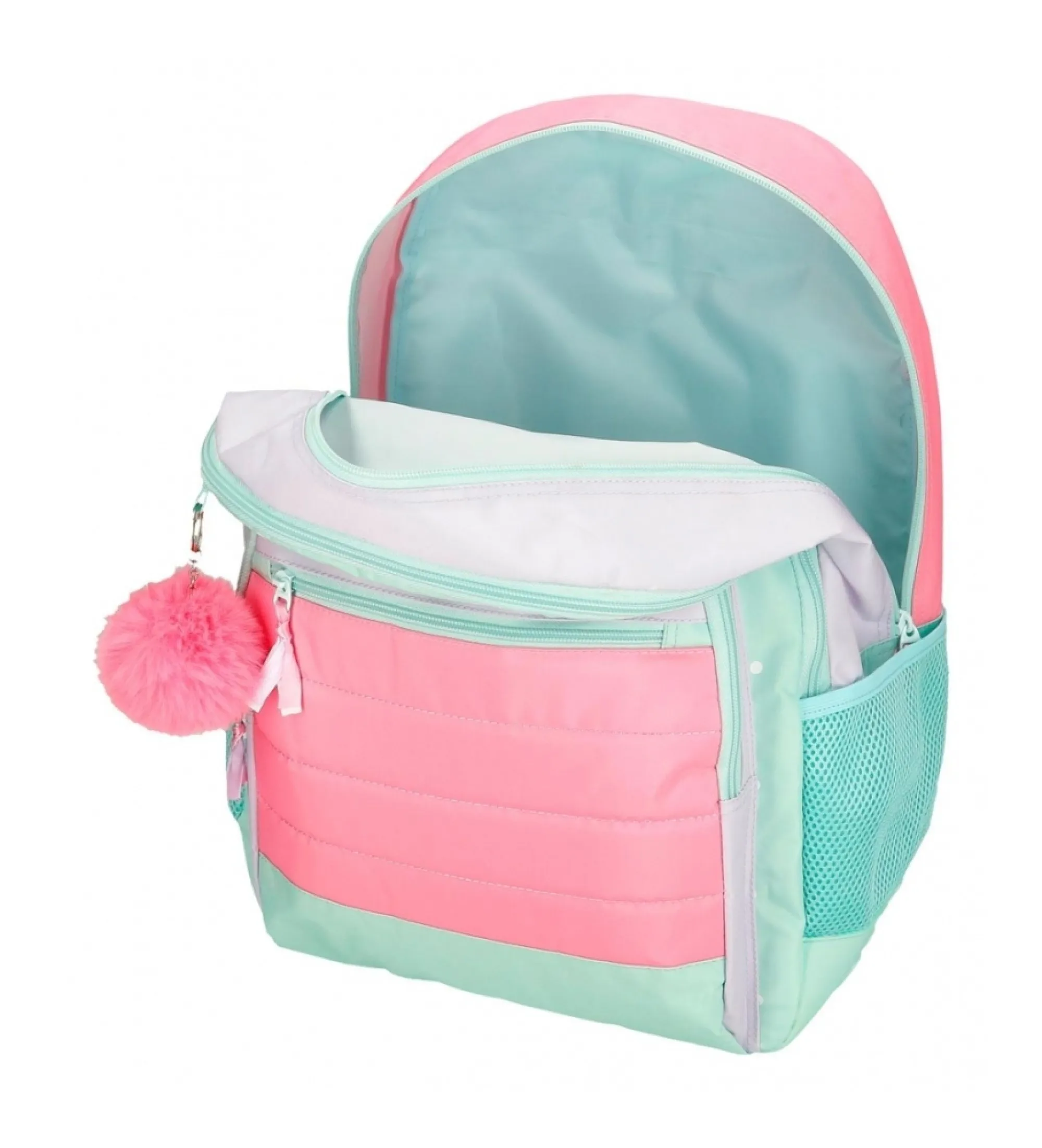 Mochila escolar Movom La vita è Bella dos compartimentos turquesa