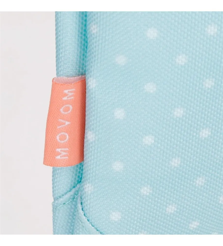 Mochila Escolar Movom Never Stop Dreaming Dos Compartimentos adaptable azul