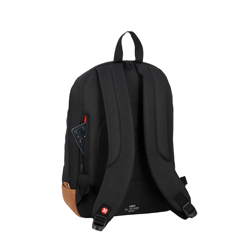 Mochila para laptop hombre Force 15.6'' negra