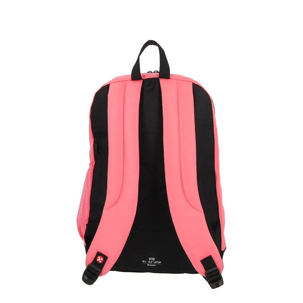 Mochila para laptop mujer Vito 15.6'' rosada