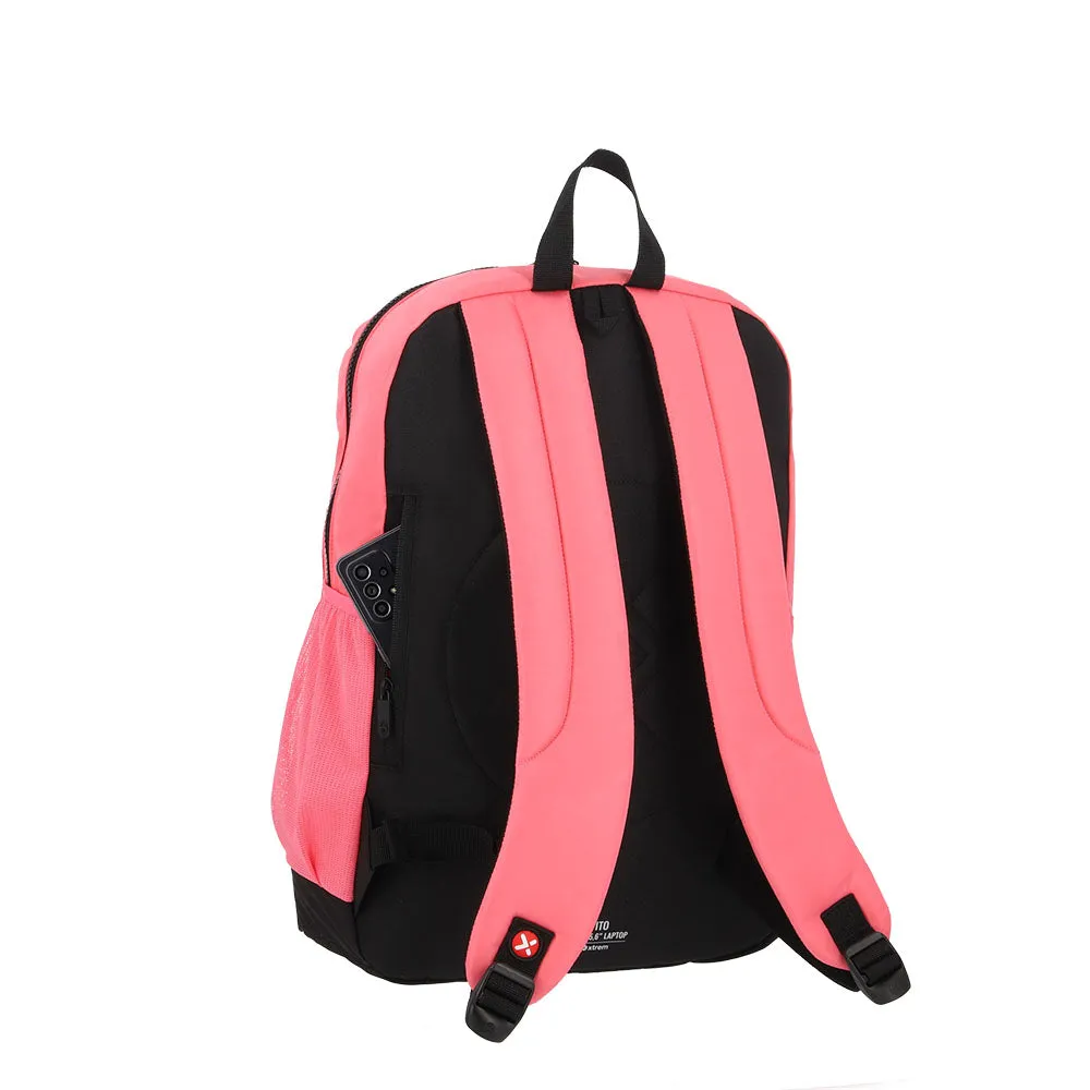 Mochila para laptop mujer Vito 15.6'' rosada