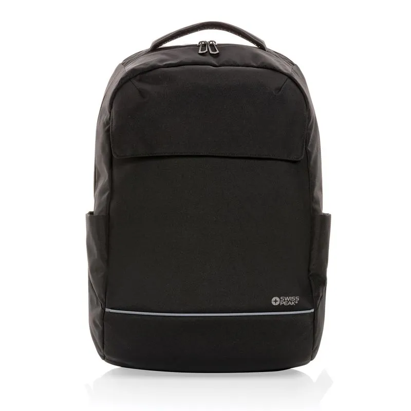 Mochila personalizada para portátil 15,6" Swiss Peak rPET Brooke