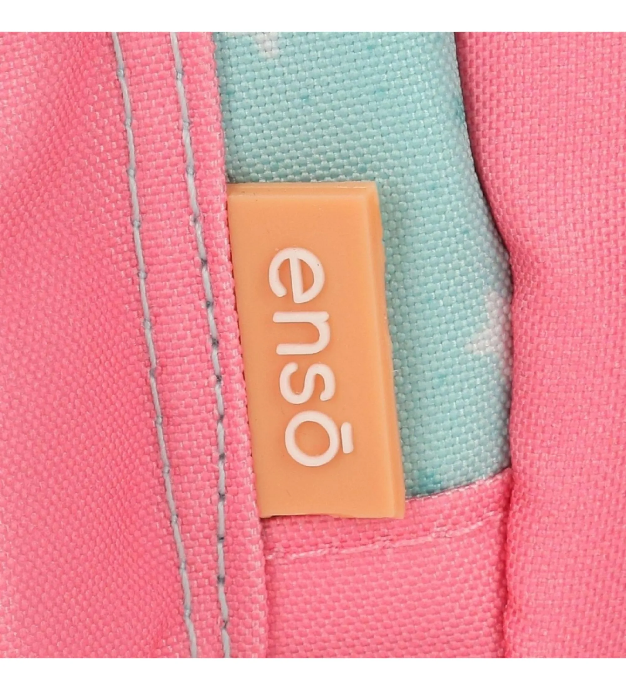 Mochila porta ordenador Magic summer dos compartimentos con carro verde, rosa
