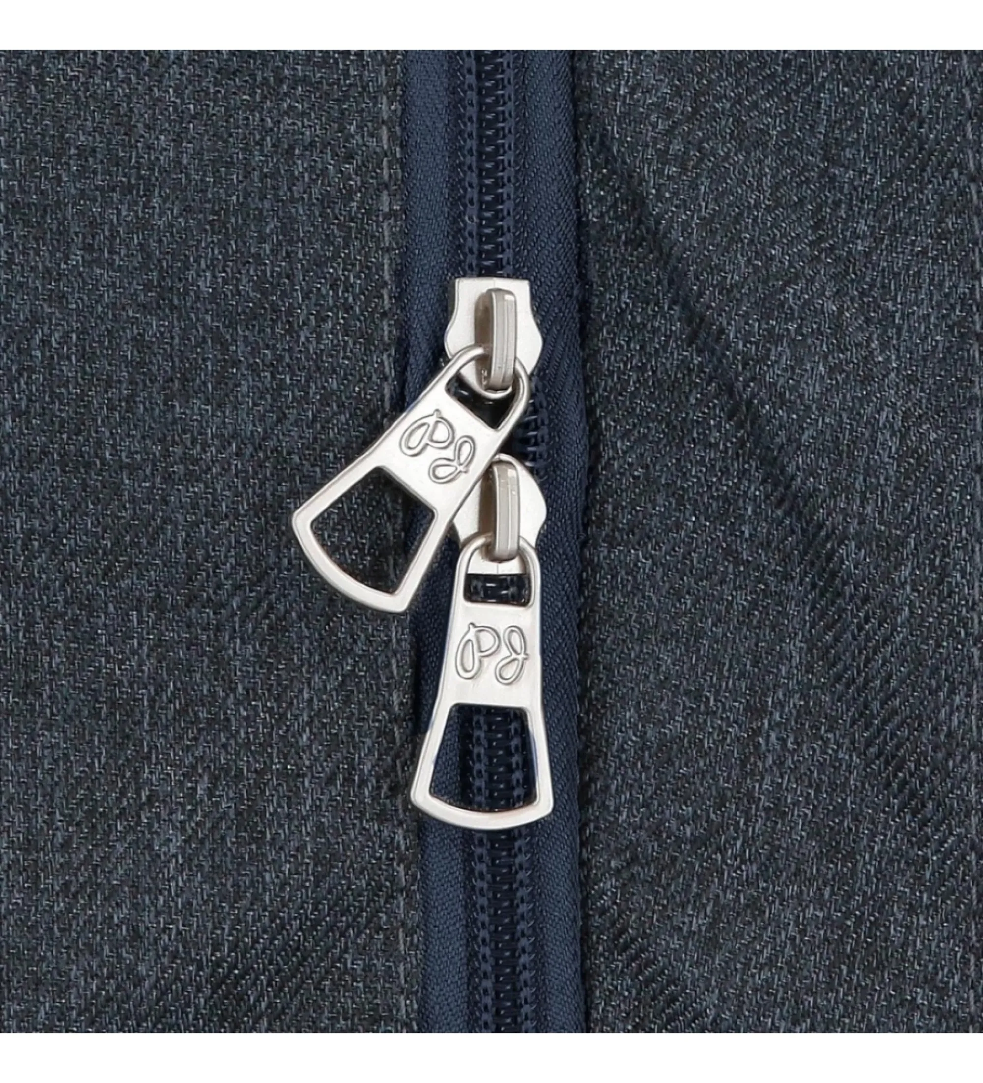Mochila portaordenador Pepe Jeans Edmon dos compartimentos adaptable a carro marino