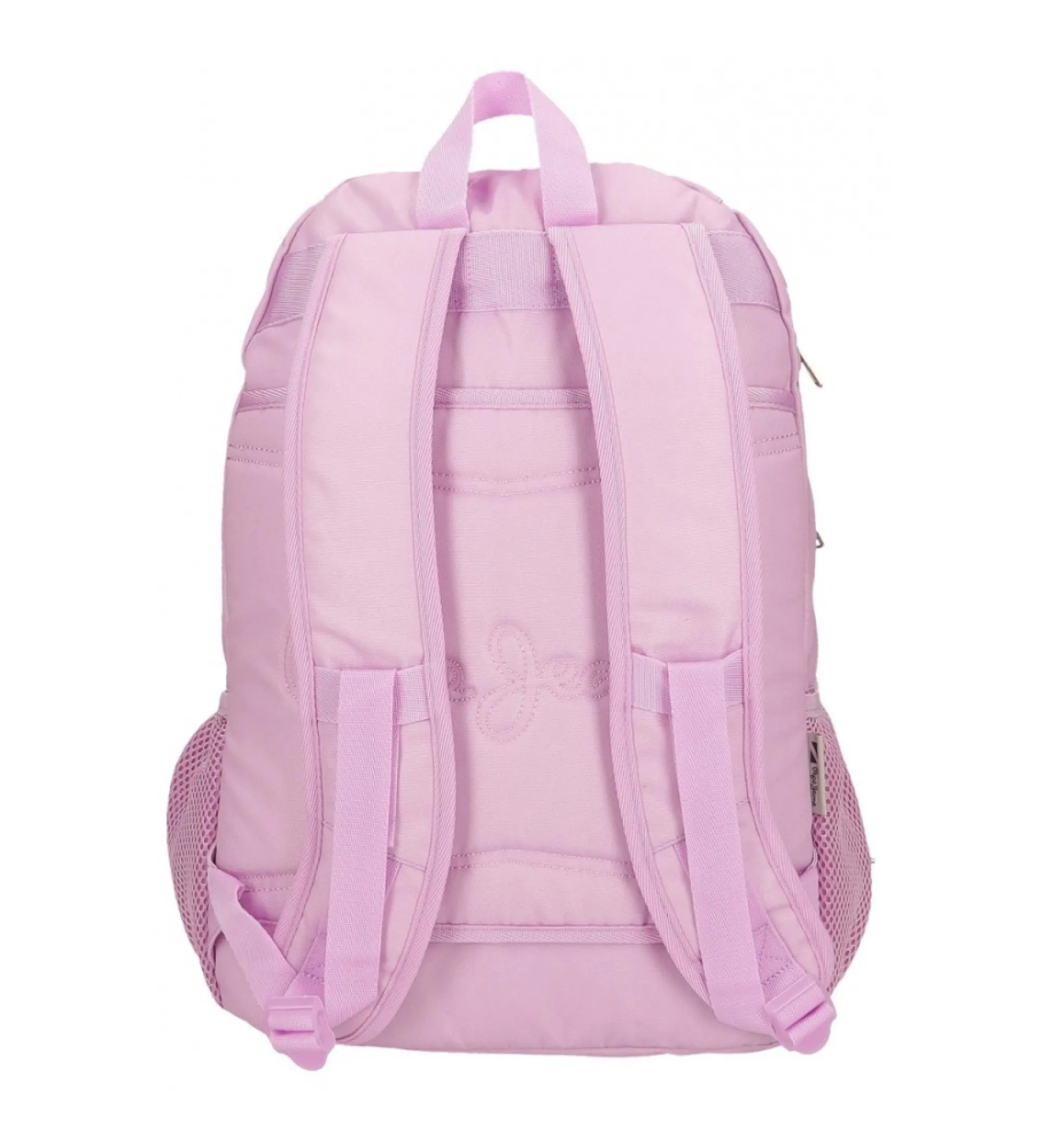 Mochila Sandra dos compartimentos 45 cm rosa