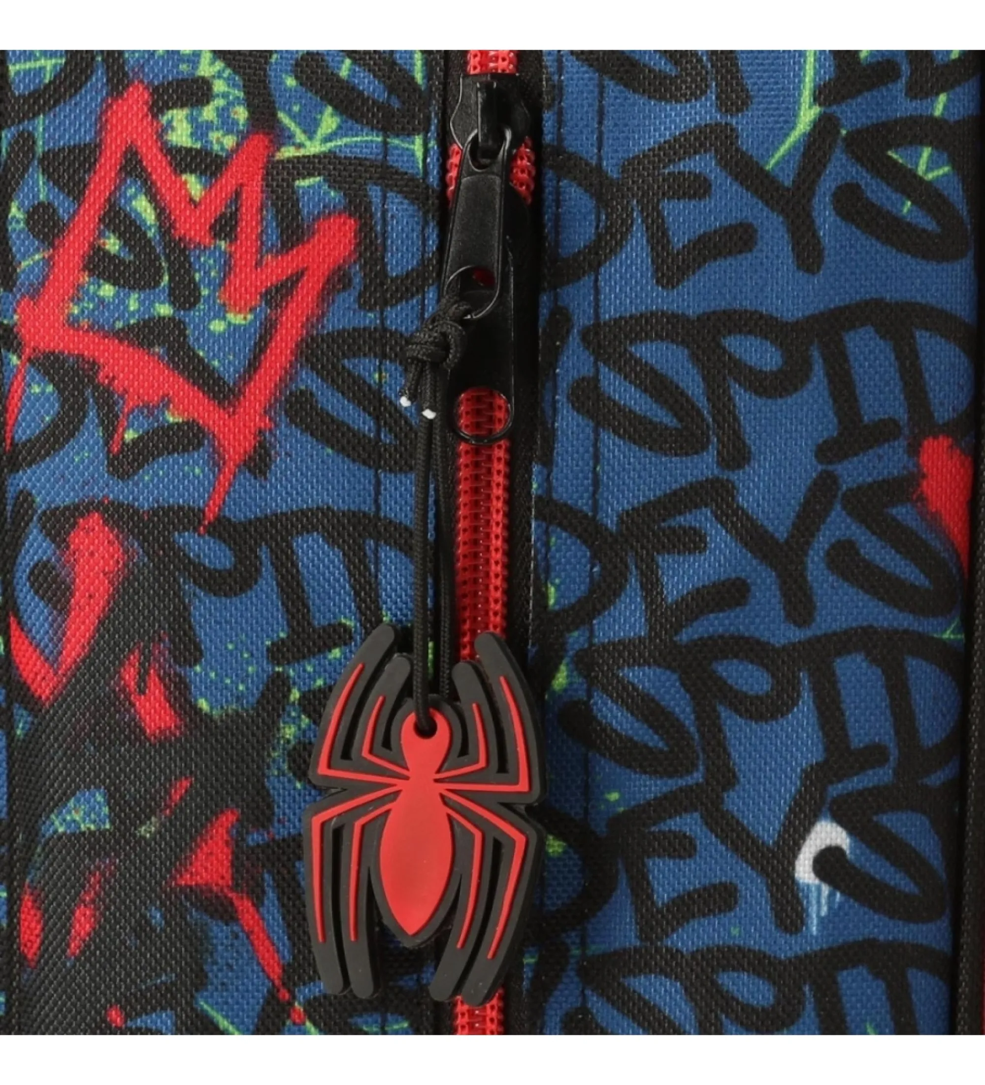 Mochila Spiderman urban dos compartimentos adaptable a carro rojo