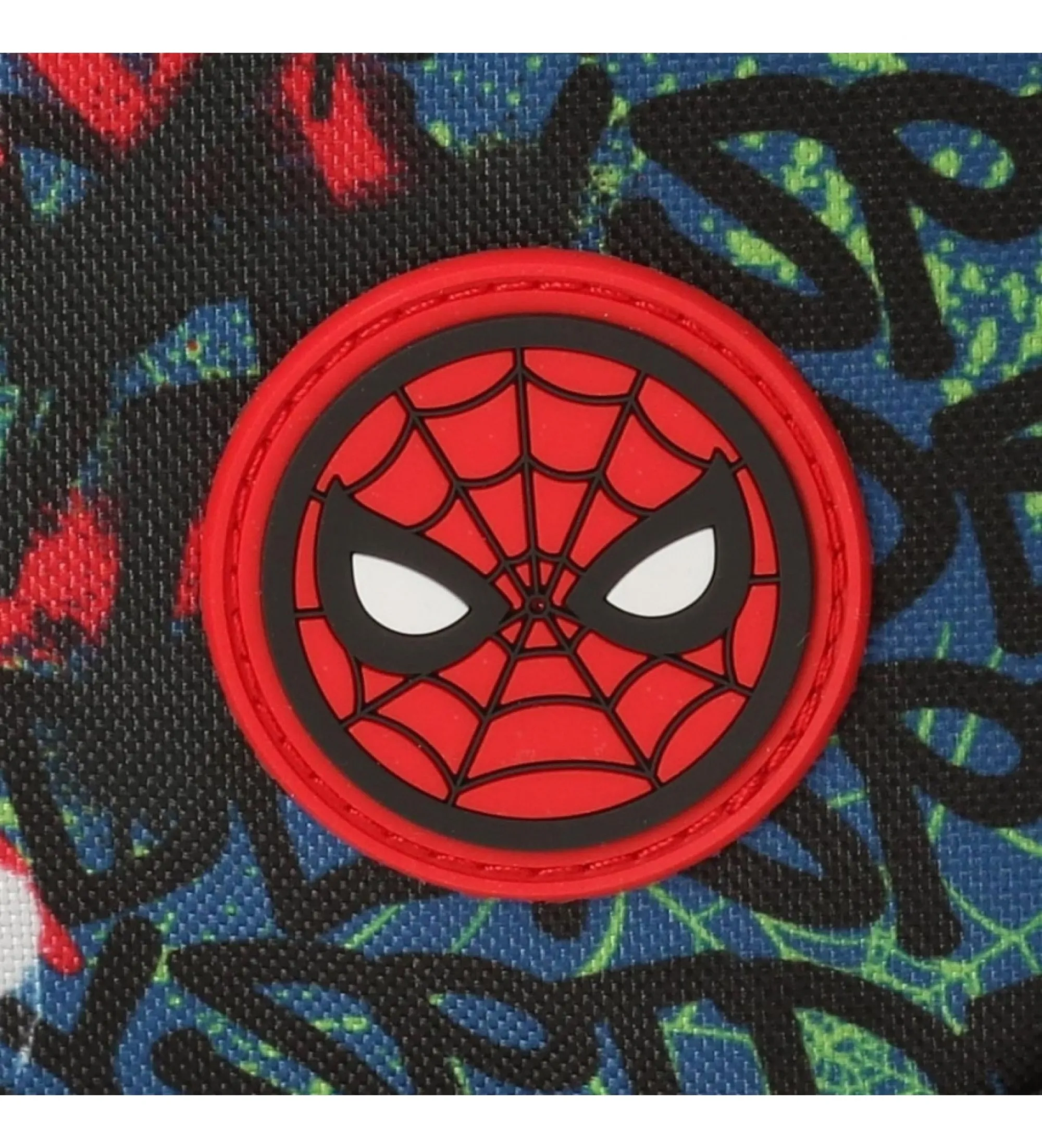 Mochila Spiderman urban dos compartimentos adaptable a carro rojo
