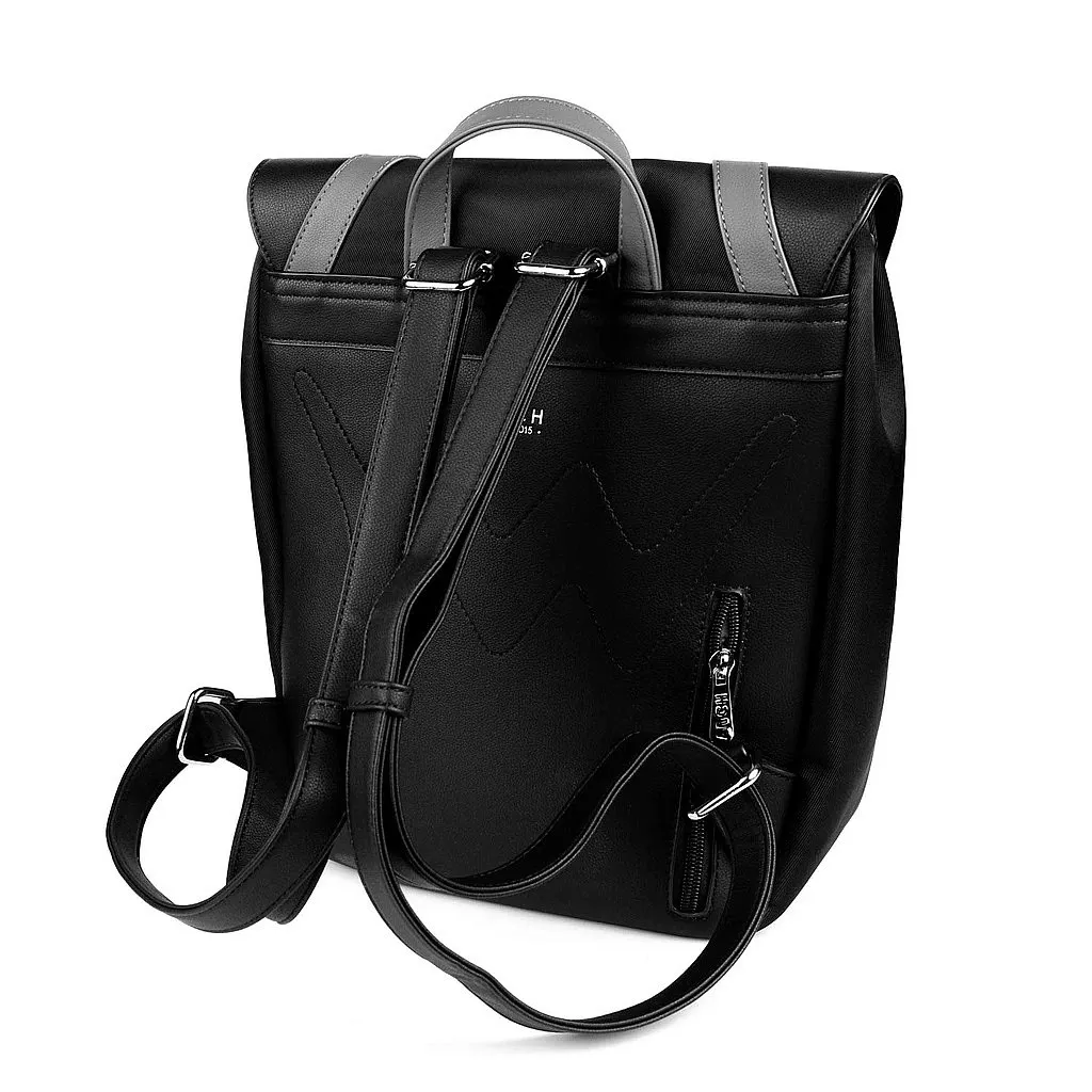 MOCHILA VUCH TAREN  BLACK/GREY  WOMEN´S