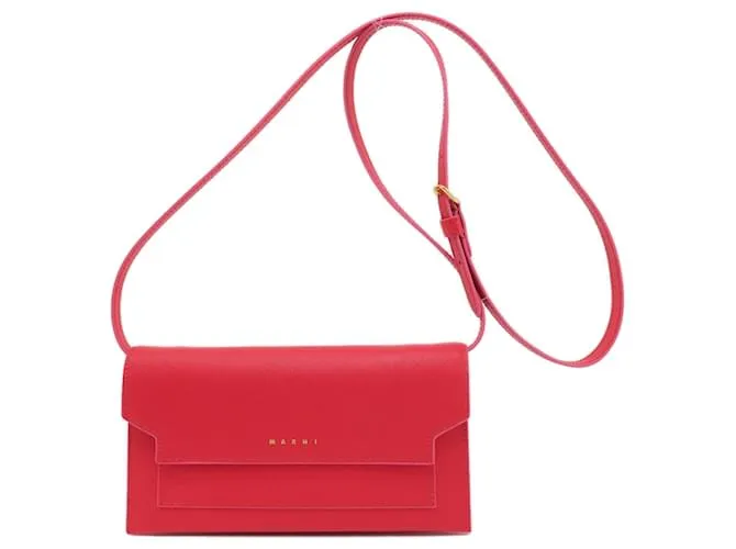 Monedero de PVC rojo Marni Roja 