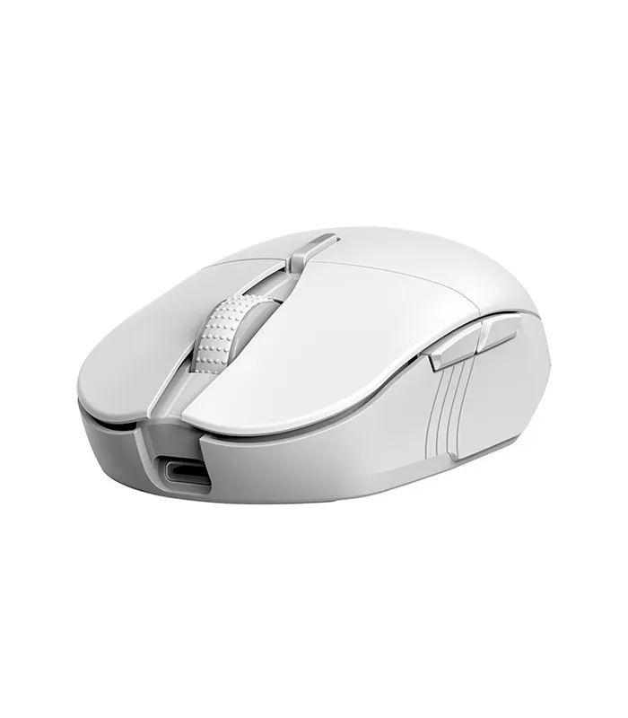 MOUSE GENIUS GX SCORPION M8250 AI DM INALAMBRICO 2.4GHz+BT 5.0 GAMING 3200DPI 6BOTONES RGB RECARGABLE WH BK PC