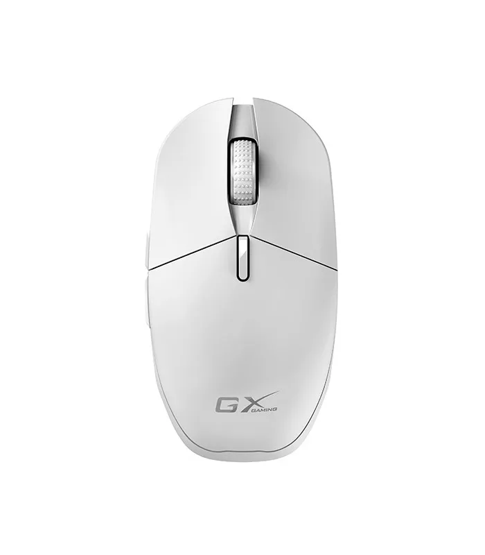 MOUSE GENIUS GX SCORPION M8250 AI DM INALAMBRICO 2.4GHz+BT 5.0 GAMING 3200DPI 6BOTONES RGB RECARGABLE WH BK PC