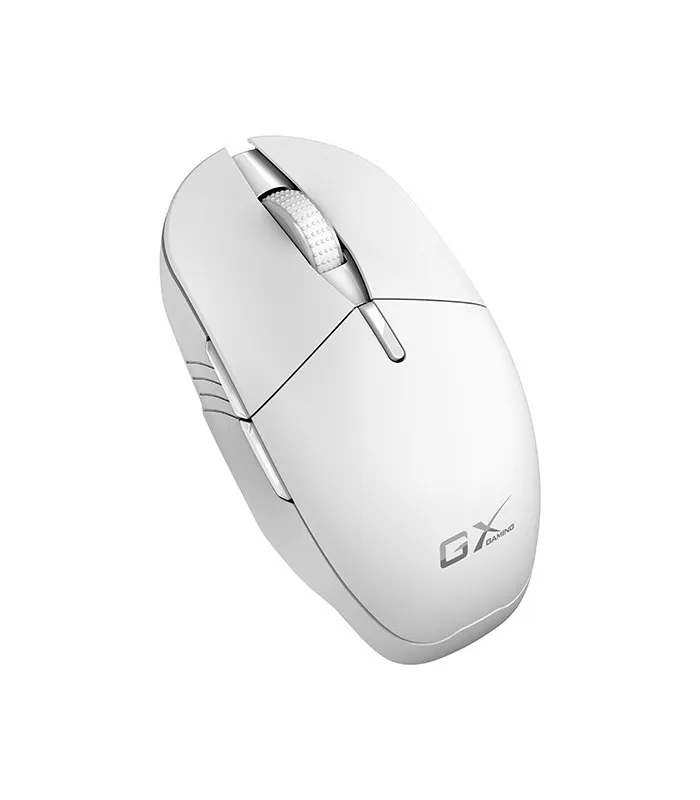 MOUSE GENIUS GX SCORPION M8250 AI DM INALAMBRICO 2.4GHz+BT 5.0 GAMING 3200DPI 6BOTONES RGB RECARGABLE WH BK PC