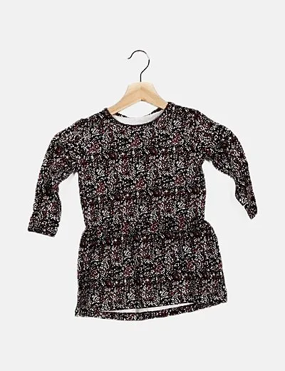 Name it Vestido marrón estampado floral