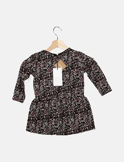 Name it Vestido marrón estampado floral