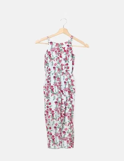 Neck & Neck Mono azul estampado floral