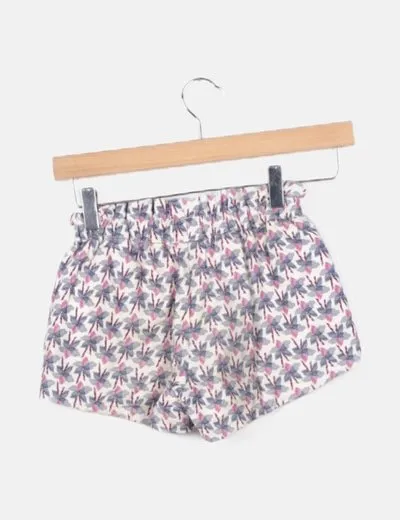 Neck & Neck Short blanco estampado floral