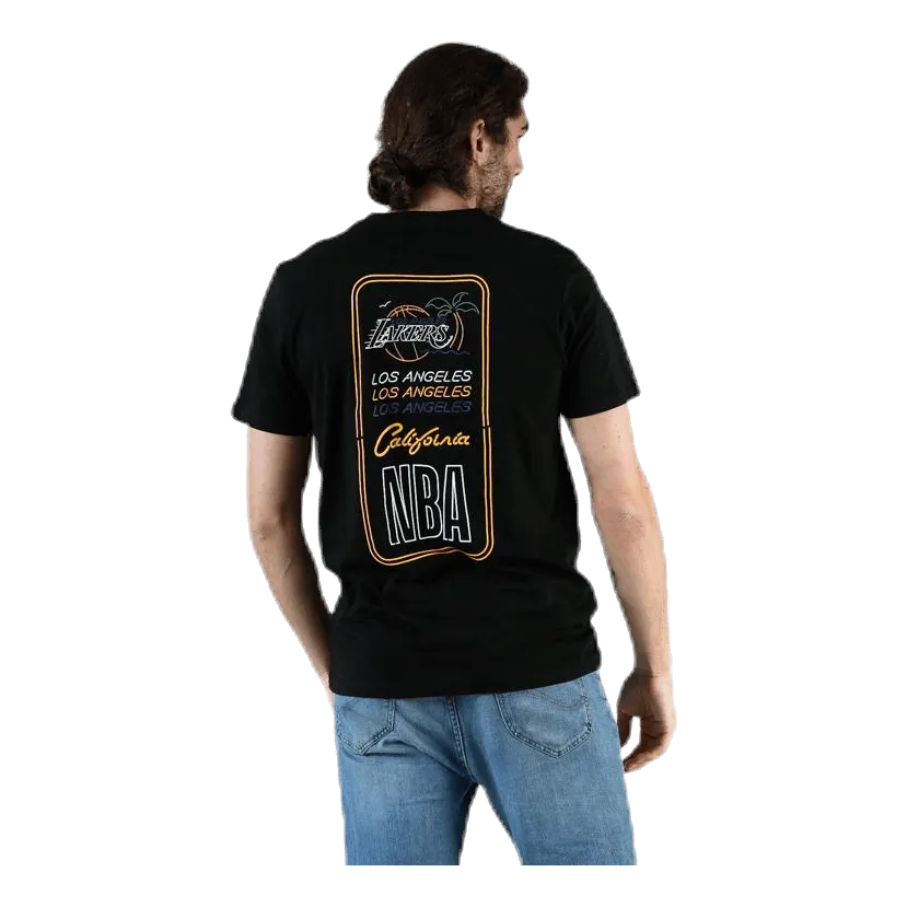 New Era Neon Lights Tee Black