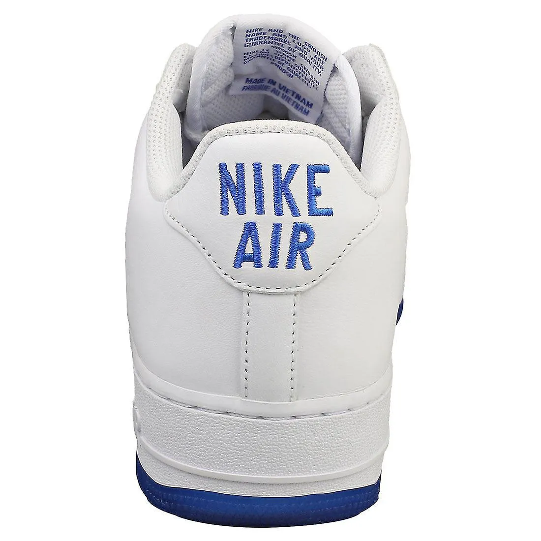 Nike Air Force 1 zapatillas de moda masculina Low Retro en blanco azul