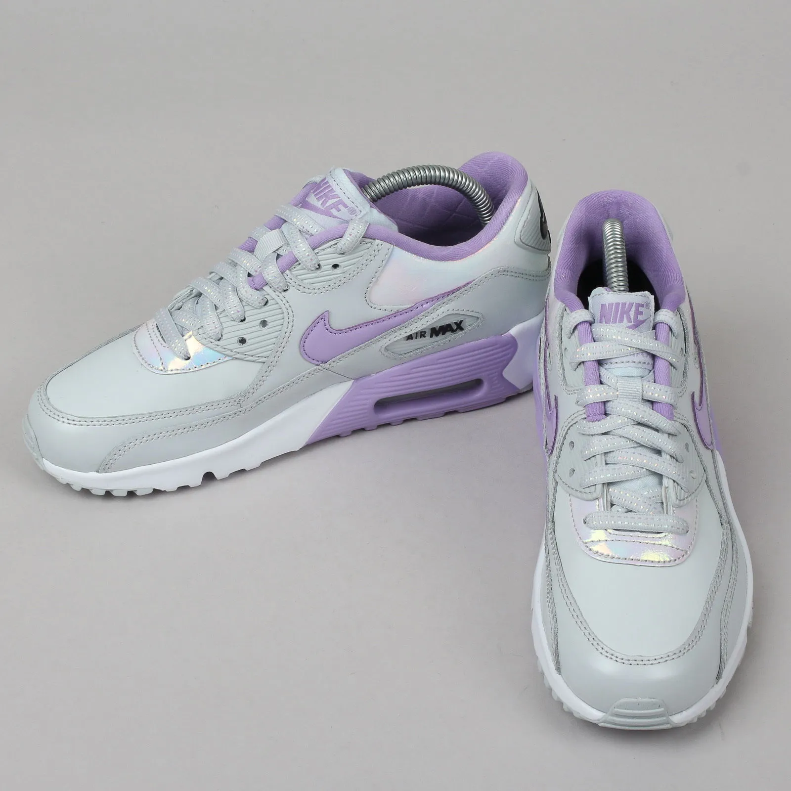 Nike Air Max 90 SE Leather "Metallic Platinum" GS
