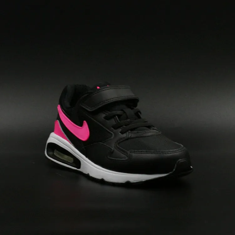 Nike Air Max ST C/Velcro y Cordón Black Pink Zapatillas Nia Casual