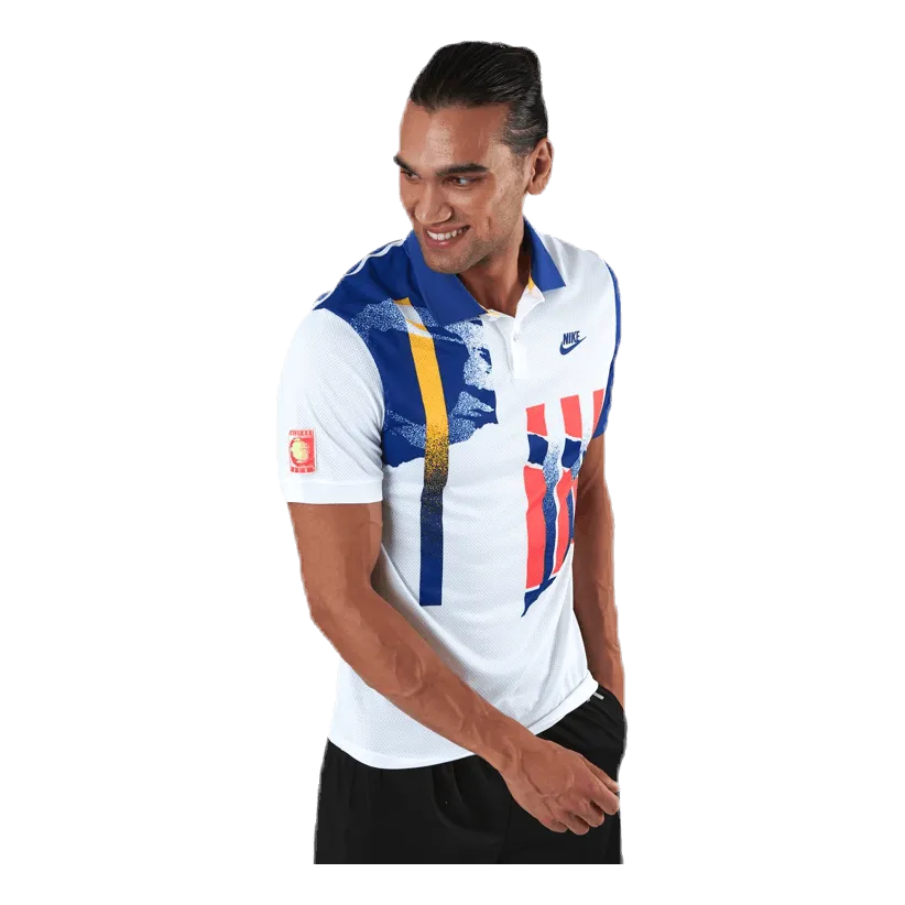 Nike Court Advantage Polo Blue/White/Red
