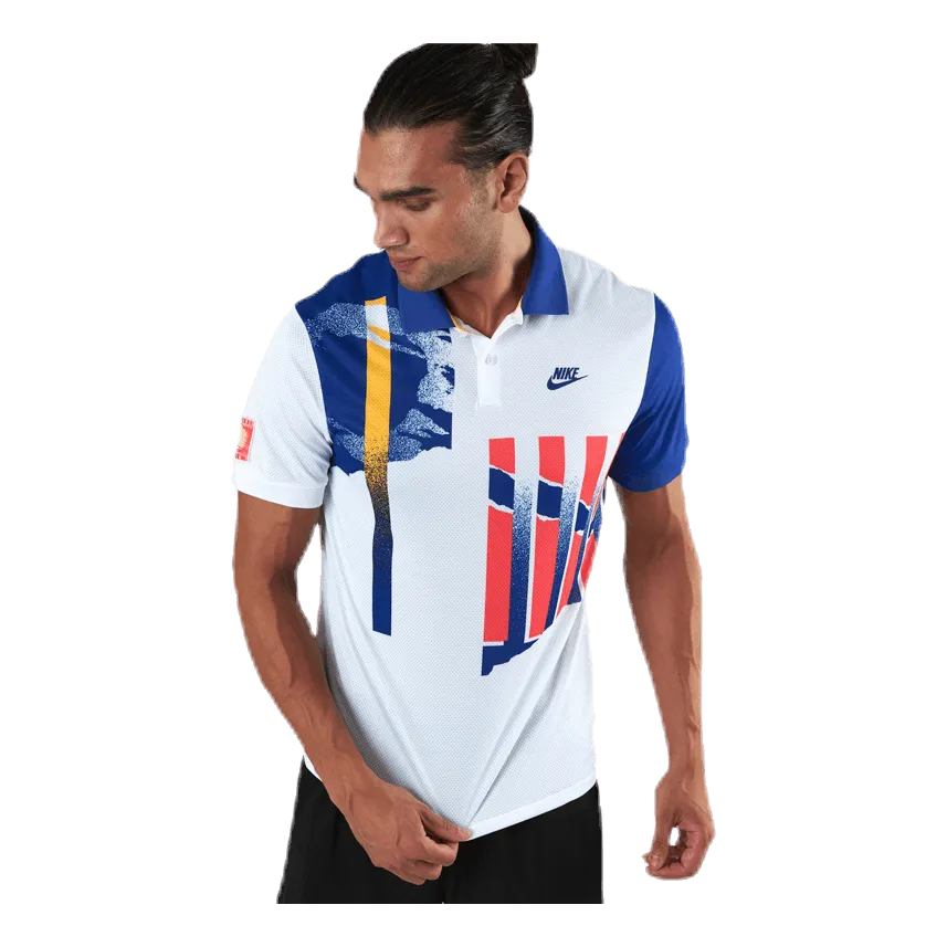 Nike Court Advantage Polo Blue/White/Red